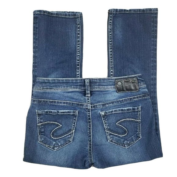 Silver Jeans Denim - Silver Aiko Kick Flare Capri Jeans Size 27